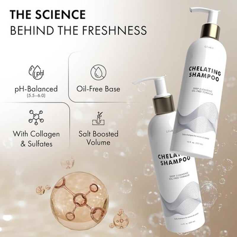 **Regine Switzerland Chelating Shampoo - Deep Cleansing for Oily Hair & Scalp - 12 Fl Oz (355 ML)**