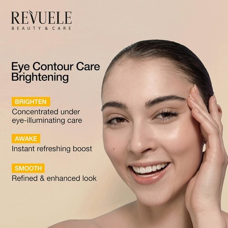 REVUELE Brightening Gel for Dark Circles – Hydrating & Smoothing Under-Eye Cream | 15 ml