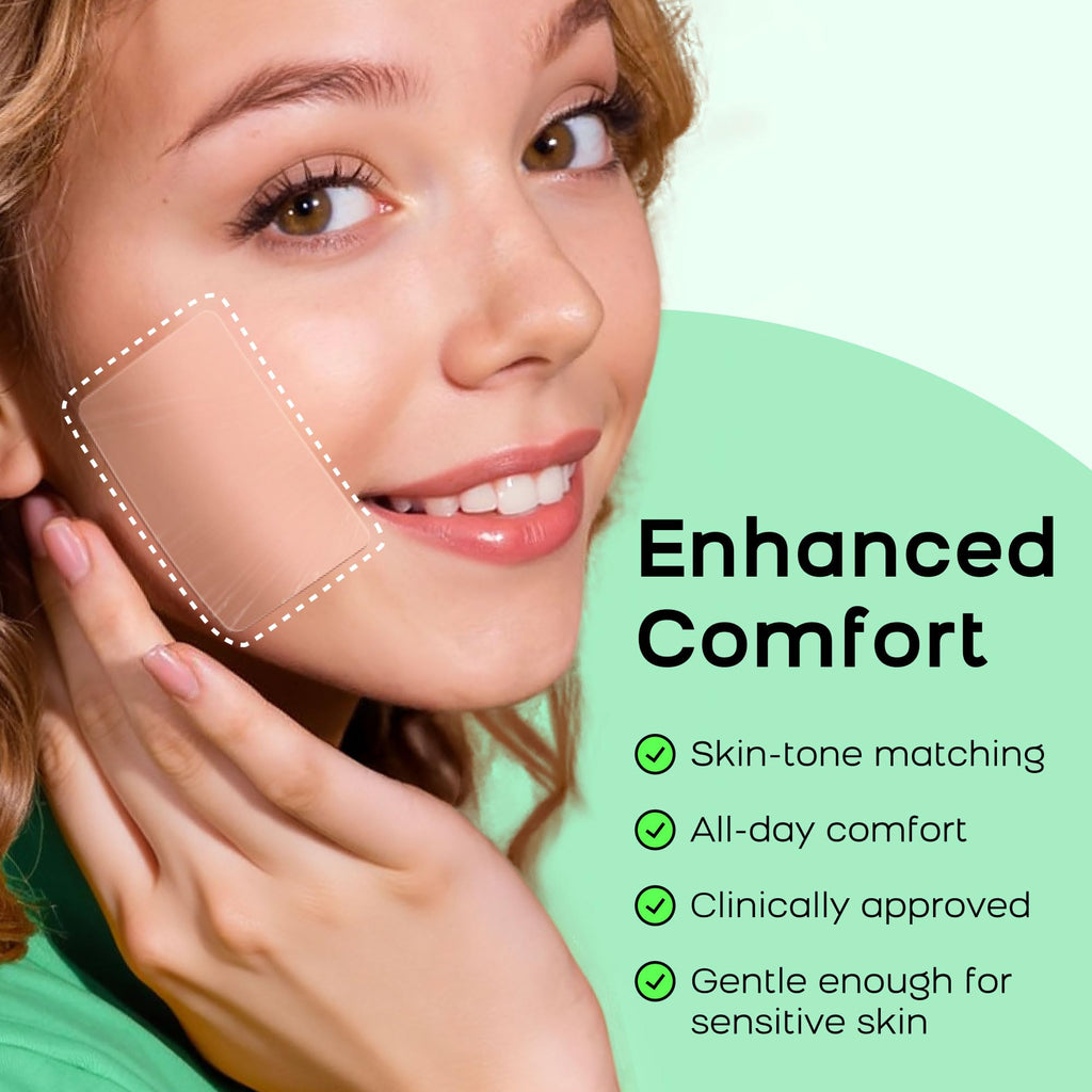 AVAPY XL Hydrocolloid Acne Patches - Extra Large Pimple Patches for Cystic Acne on Face & Body | Nose, Chin, Back & Bacne Treatment | Vegan & Cruelty-Free (8 Count)