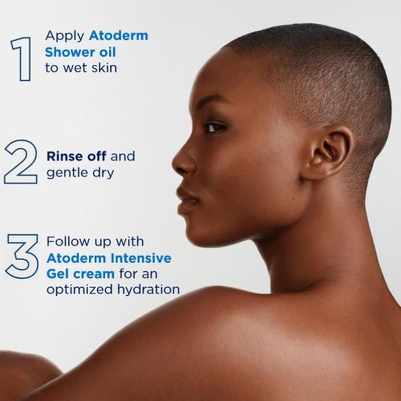 Bioderma Atoderm Intensive Gel-Cream - Soothing Body Moisturizer for Dry Skin | 24-Hour Hydration, 16.9 Fl Oz