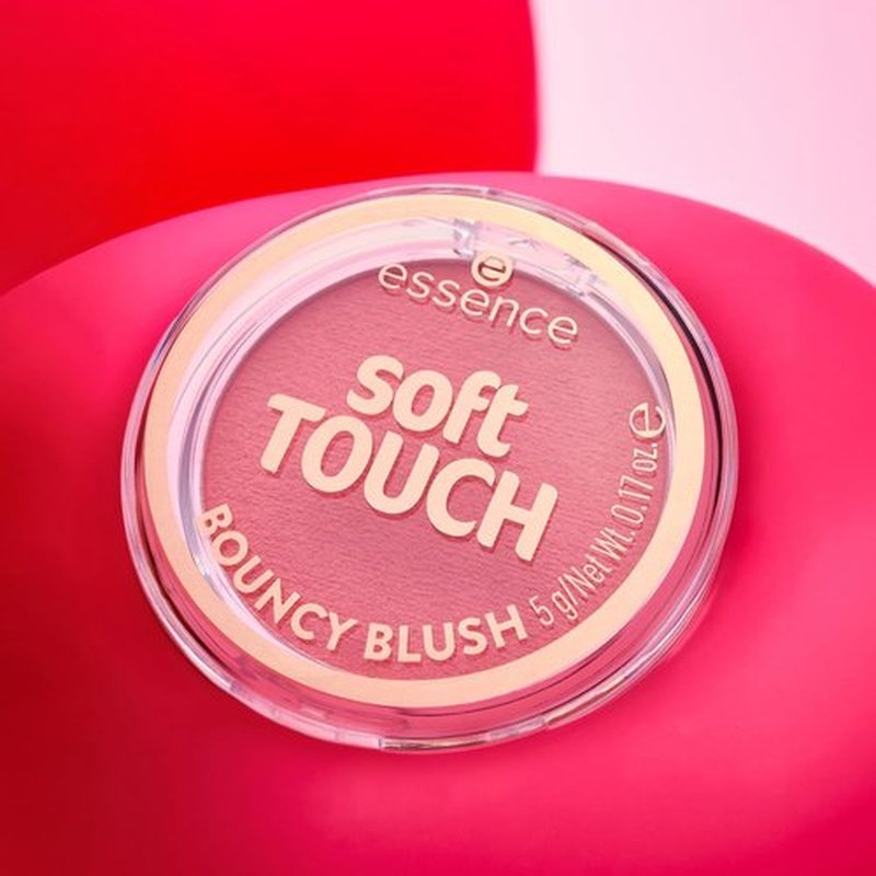 Essence | Soft Touch Bouncy Blush - Lightweight Cream to Powder Formula for Long-Lasting Natural Flush | Vegan (10 Antique Bloom)