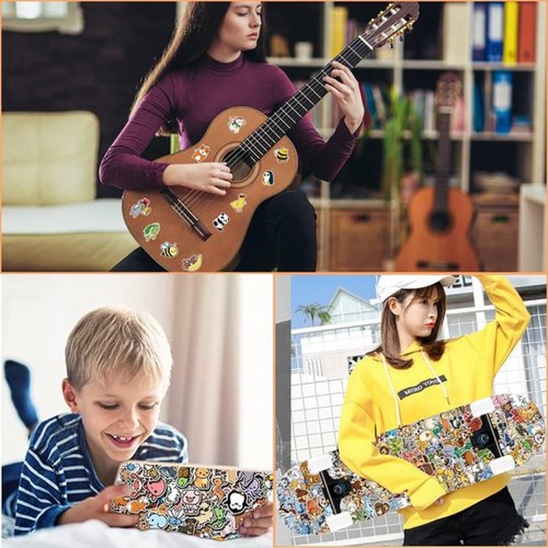 Animal Stickers for Kids, 100PCS Cute Vinyl Waterproof Stickers, Aesthetic Sticker Packs for Water Bottle, Laptop, Phone, Computer, Scrapbooking, Skateboard for Teens Girls Boys Adults