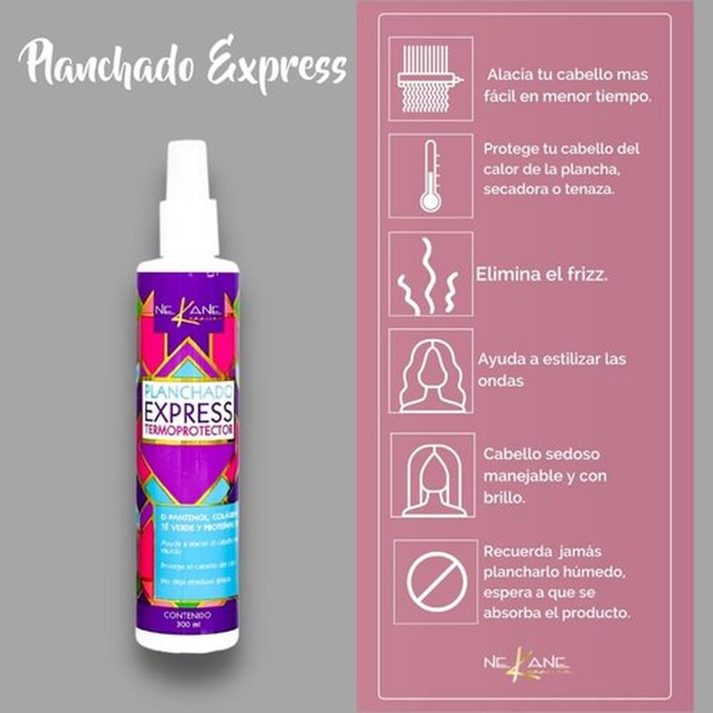 Nekane Hair Protectant Spray - 10 Fl Oz Thermal Shield for Damage-Free Styling & Heat Protection