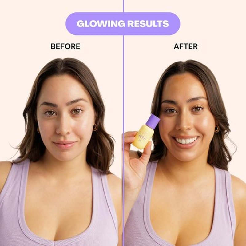 Luna Bronze Cosmic Bronzing Drops - Lightweight, Hydrating Liquid Bronze | Non-Greasy Formula with Sodium Hyaluronate & Shea Butter | 30ml/1.01 fl. oz