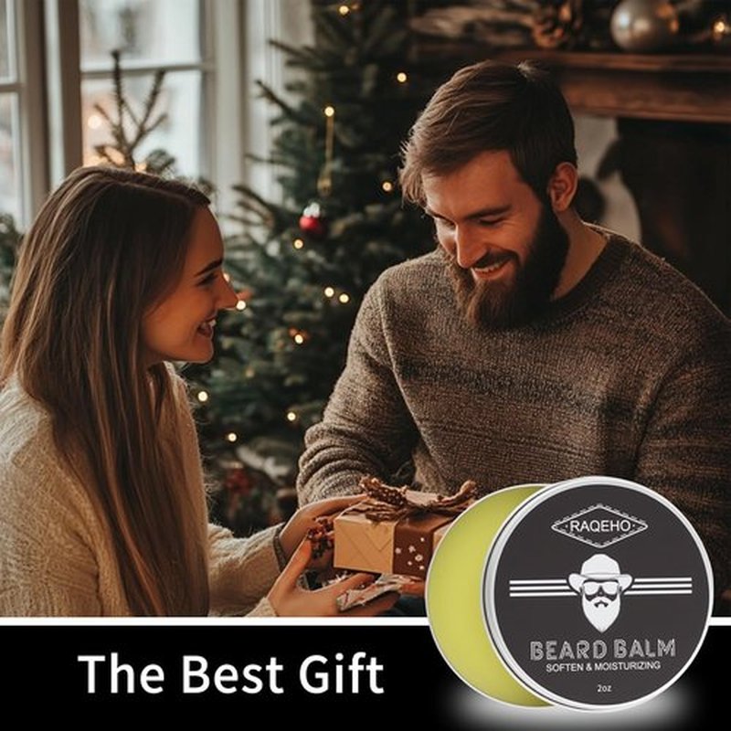 Skiennix 2oz Beard Balm for Men - Sandalwood Leave-In Conditioner & Grooming Softener