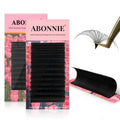 ABONNIE Easy Fan Lash Extensions, Rapid Blooming Volume lash Extensions, D Curl Cashmere Fan Lash Extensions, 0.07 Thickness 14mm Length Self Fanning Volume Lashes Extension (D-0.07,14mm)