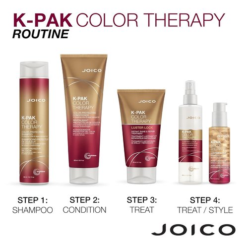 Joico K-PAK Color Therapy Glossing Oil - Enhance Color-Treated Hair Shine & Protection | Tame Frizz with Keratin & Argan Oil