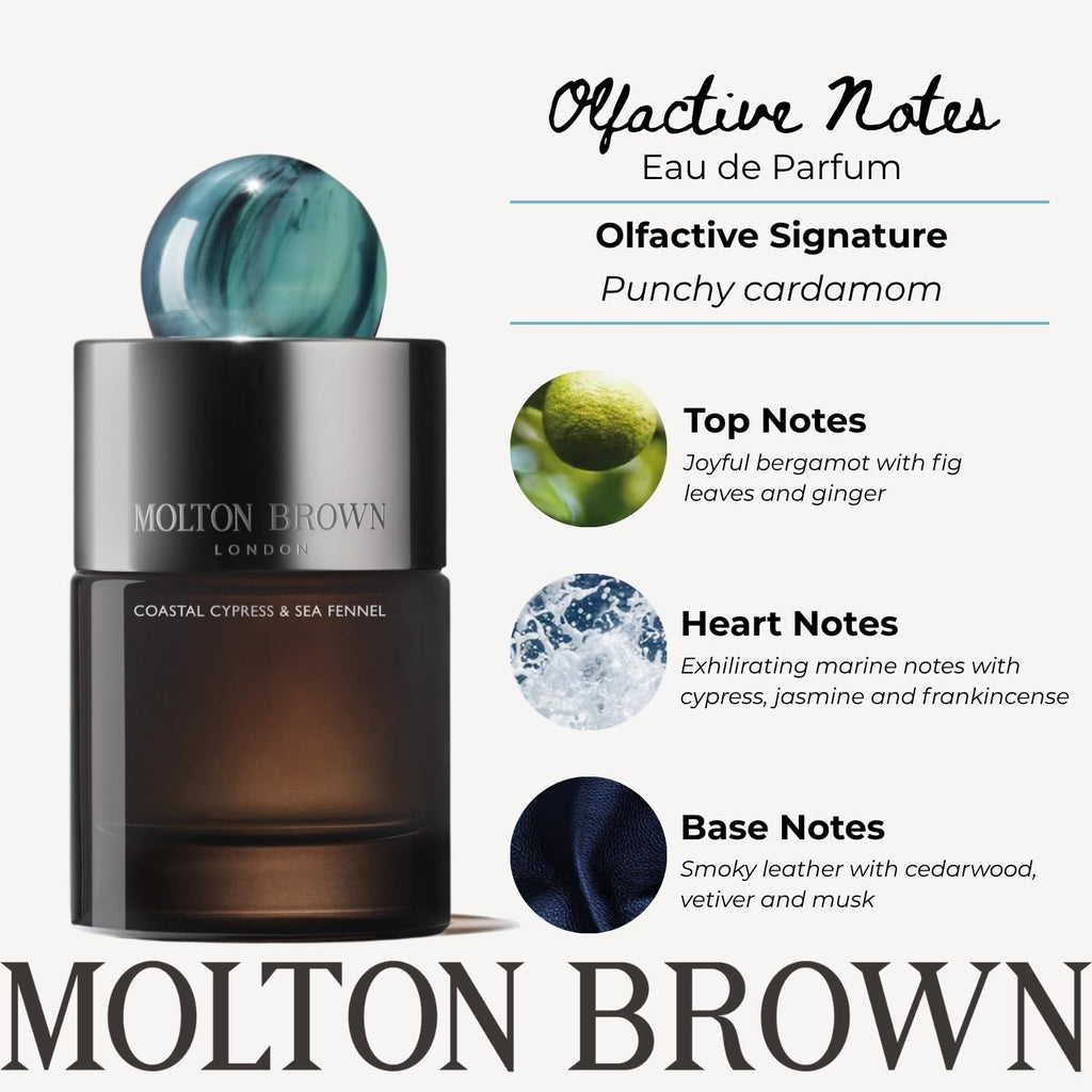 Molton Brown Coastal Cypress & Sea Fennel Eau de Parfum 3.3 fl. oz.