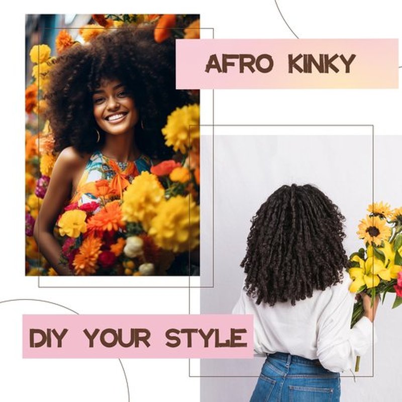 Spring Afro Twist Hair, 20 Inch Springy Marley Twist Braiding Hair Pre-Separated 6 Packs Spring Twist Afro Kinkys Bulk Hair for Soft Locs Crochet Hair Extensions for Black Women (1B, 20inch)