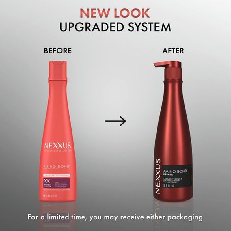 Nexxus Conditioner Amino Bond for All Types of Damaged Hair with Amino Acids & Keratin Protein 13.5 oz