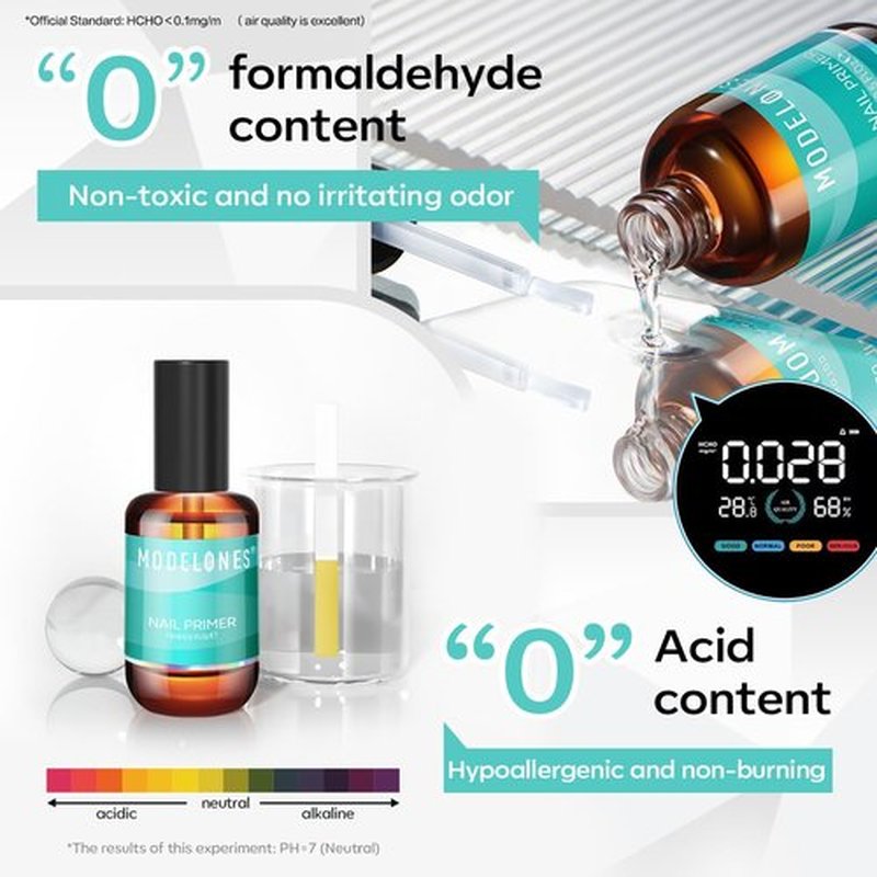 Modelones Acrylic Nail Brush and 15 ml Nail Dehydrator and Primer
