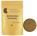 CARMEL ORGANICS Bhringraj Powder 8 Ounce| Natural Hair & Scalp Care | Promotes Hair Growth & Strength | Ayurvedic Herbal Powder | No Added Preservatives, Non-GMO
