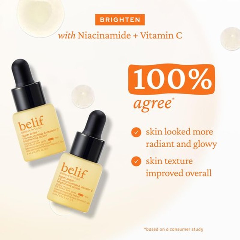 belif Discover Glowing Skin Trial Kit: Firming, Hydrating, Vitamin C Serum, Hyaluronic Acid, 5% Niacinamide, Retinol, Korean Skin Care