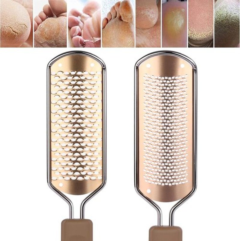 Skiennix Foot File & Rasp Callus Remover - Stainless Steel Coarse & Fine Scraper for Smooth Feet
