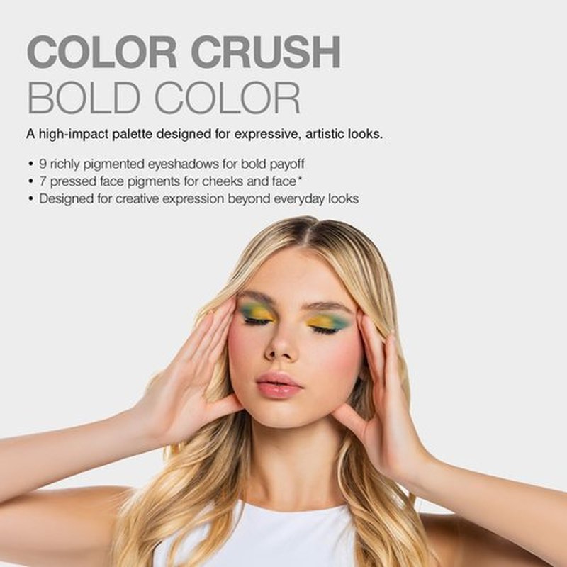 Palladio Ultimate Pro Eyeshadow Makeup Palette, 16 High-Pigmented Powder Colors, Matte, Shimmer, Satin Finishes, Natural Nudes