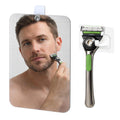 Hook Lab Shower Mirror with Razor Holder, Fog-Resistant, 7.8" x 5.9"