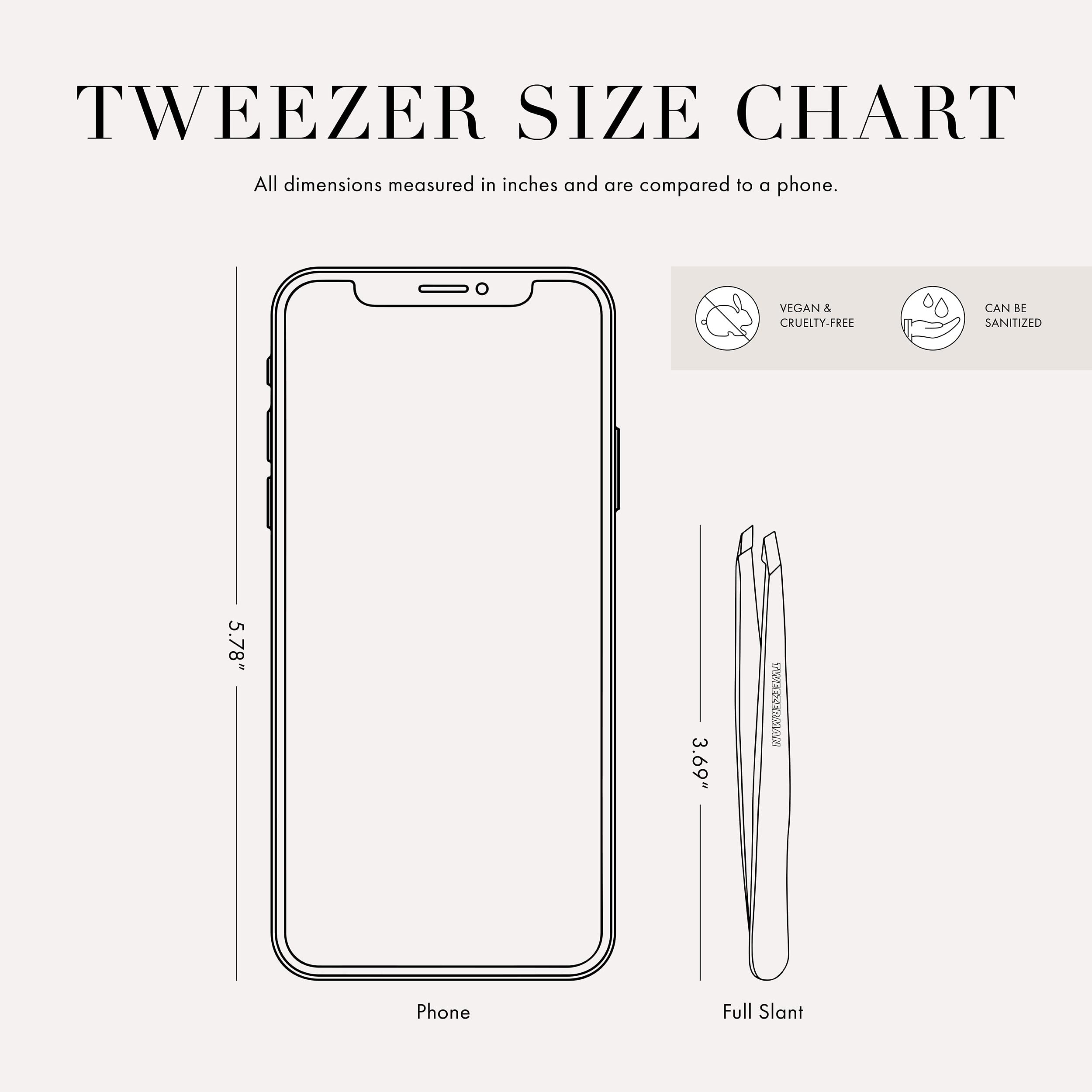 Tweezerman Steel Point Tweezer, Silver, 2 x 6 inches, Modern, Professional Quality for Eyebrow Precision, Facial and Ingrown Hair Removal
