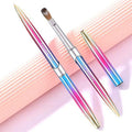 Acrylic Nail Brush 100% Kolinsky Hair Nail Brush Size 14, 3D Pure Handmade Round Shape Nail Brushes for Acrylic Application,Professional Nail Art Brush Manicure for Women