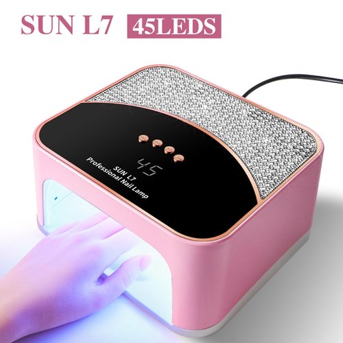 JYDFYP 268W UV LED Nail Lamp, Gel for Nail Polish UV Dryer with 4 Timers 45Pcs Lamp Beads and Automatic Sensor Professional Fast Curing Art Tools