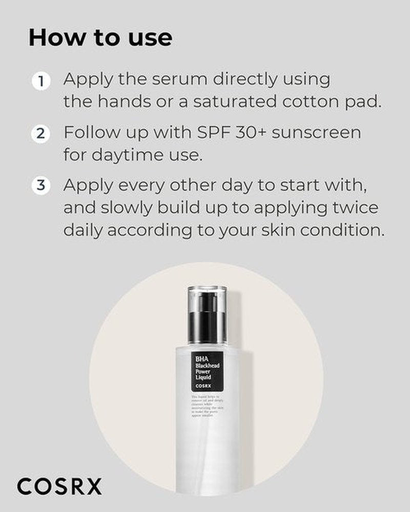 COSRX Niacinamide 2% + BHA 4% Exfoliant Toner - Blackhead Remover & Pore Minimizer | 3.38 fl. oz / 100ml