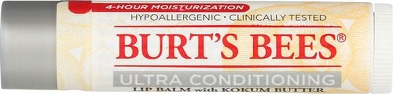 Burt's Bees Lip Balm - Moisturizing All-Day Hydration with Shea, Cocoa & Kokum Butter - 100% Natural