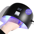 Nailboo Pro Cure LED Lamp – Lightweight UV or LED Nail Dryer with Automatic Sensor, Even Curing for Gel Polish, Compact Arch Design for Hands & Toes, One Size