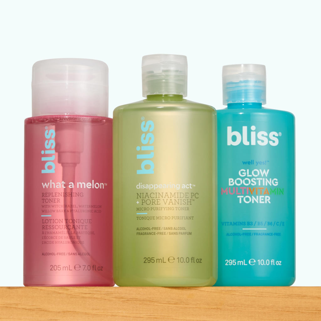 Bliss Well Yes Hydrating Toner with Vitamin B3, B5, B6, C & E - Brightens, Soothes, and Balances Skin - Alcohol-Free, Ideal for Sensitive & Oily Skin