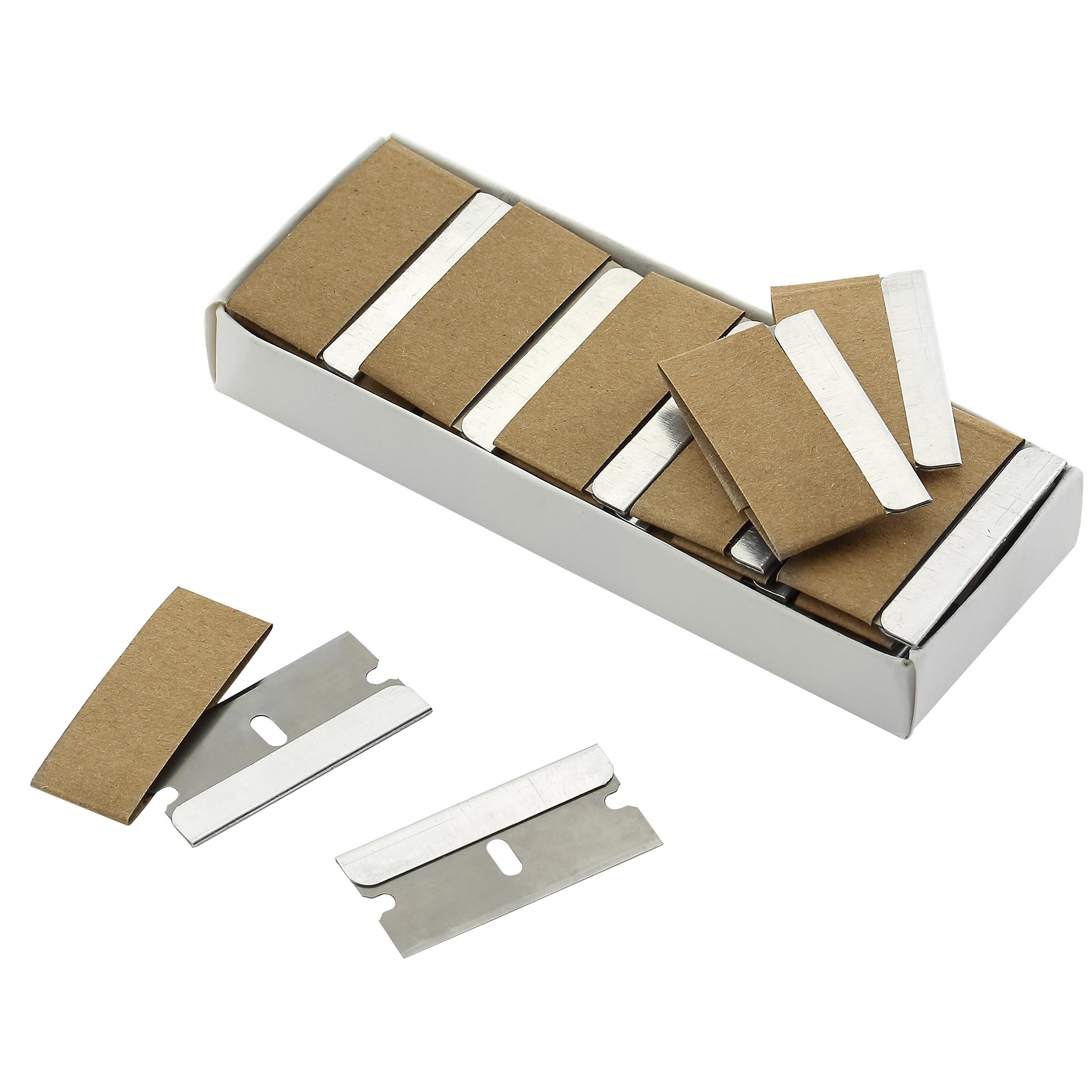 Bates Single Edge Razor Blades, 300 Pack, Silver