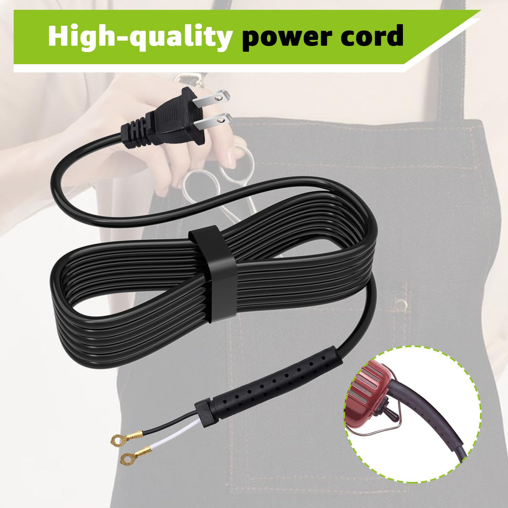 Replacement Hair Clippers Power Cord for Oster Classic 76 Clippers – Durable,Flexible Professional Hair Clippers Cord 8FT