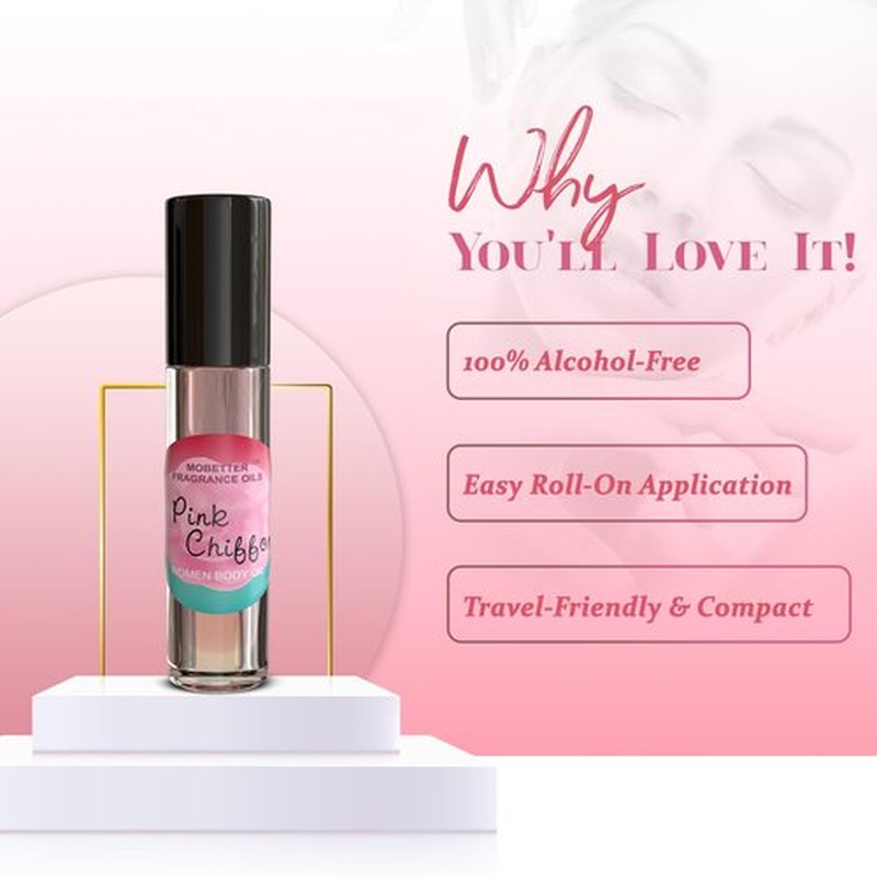 MOBETTER FRAGRANCE OILS Pink Chiffon Women perfume Body Oil