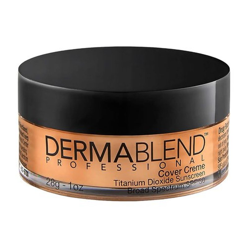 Dermablend Cover Crème Foundation - Full Coverage Hydrating Makeup with SPF 30 | 1 OZ for Dark Circles & Blemishes