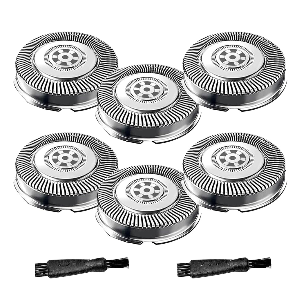 6 Pack SH71/52 Replacement Heads Compatible with Philips Norelco Series 7000 and Angle 5000 Series, SH71 Upgraded Replacement Blades Compatible with Philips Electric Shaving Series 7000 S7311 S7370