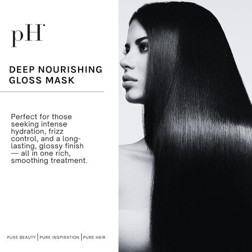 pH PURE HAIR Repair Hair Mask - Revitalizing Treatment for Damaged Hair - Strengthens & Moisturizes - 6.7 Oz