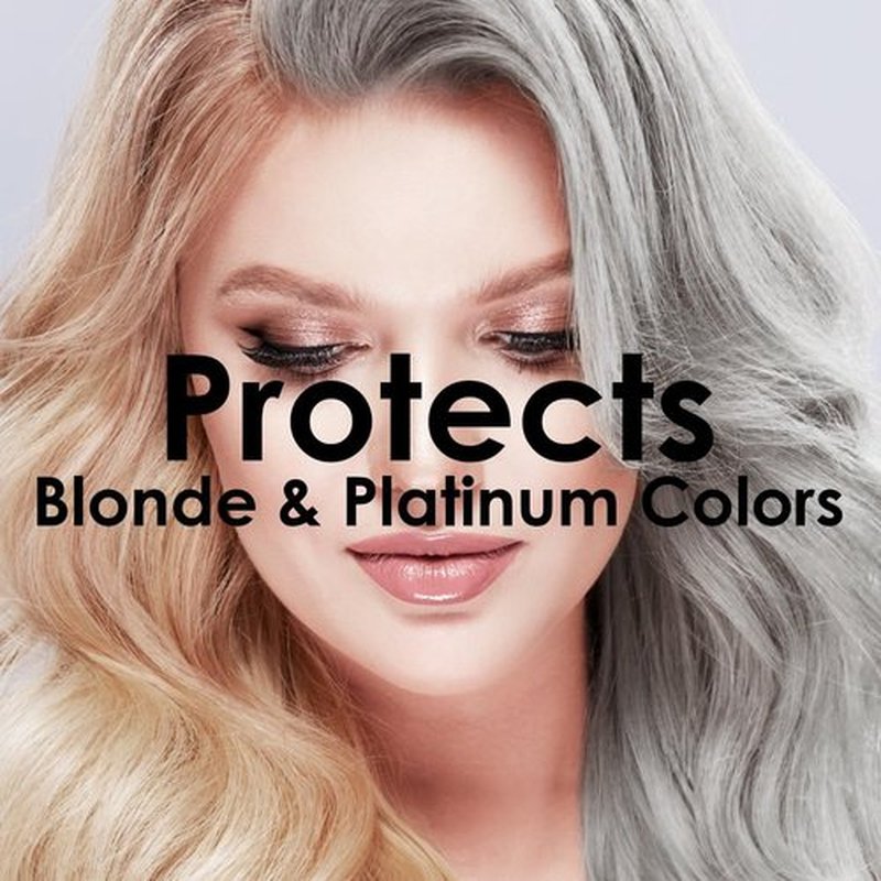 OURO Shampoo Toning Nuance Blonde Silver Hair Treatment | Champu Matizador Para Cabellos Rubio y Platinado 33.8unces-1000mililiter