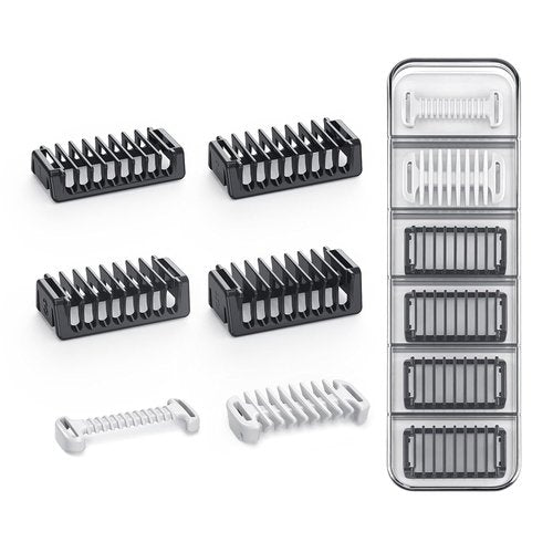 Obalde Guide Guards Set - Skin & Body Combs with 1/2/3/5mm Attachments | Hard Case for Convenient Storage