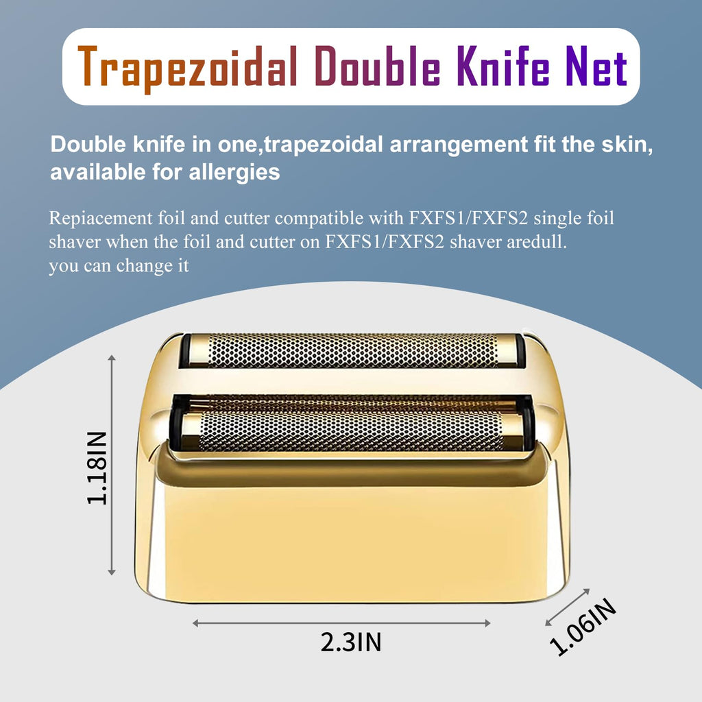 FXFS2 Shaver Replacement Foil & Cutters Compatible with BaBylissPRO Double