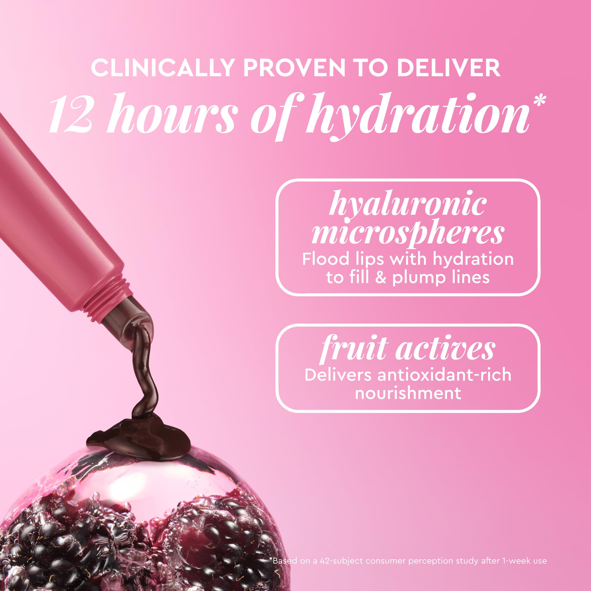 Glow Recipe Glass Balm Lip Treatment - 12Hr Hydrating Lip Balm & Moisturizer with Hyaluronic Acid to Smooth, Plump & Protect from Dryness - Sheer Berry High Shine Tint, Blackberry Bingsoo (15 ml)