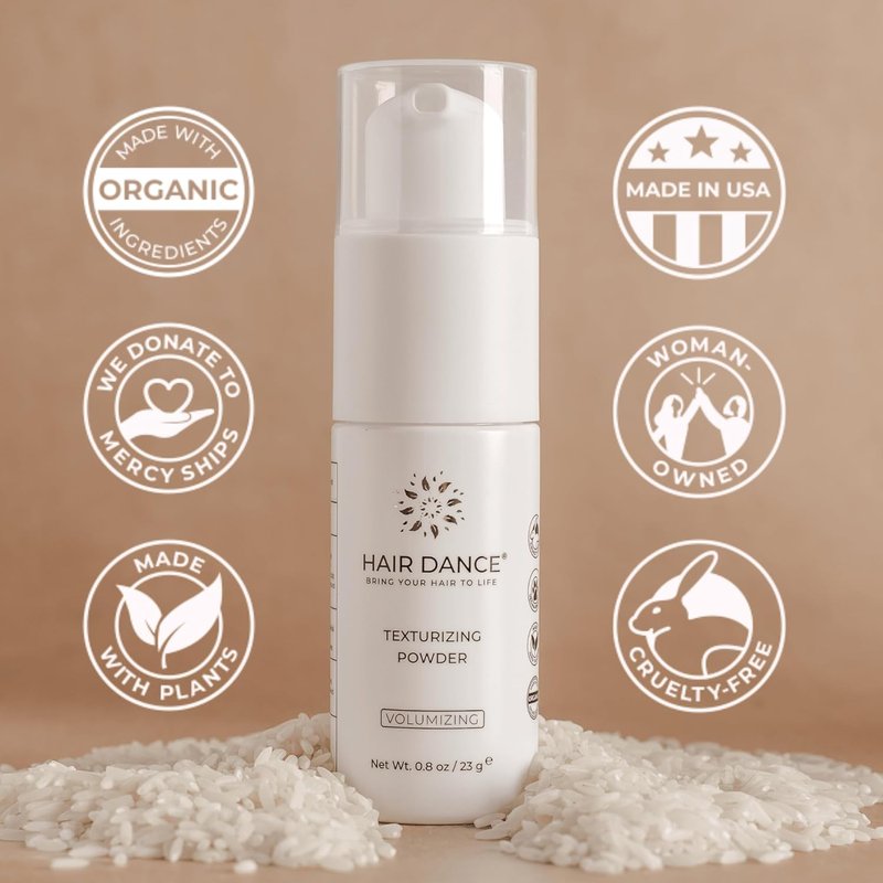 Volumizing Styling Powder by [Brand Name] - Natural & Organic Formula for Soft Grip | Unscented, Color-Safe, All Hair Types