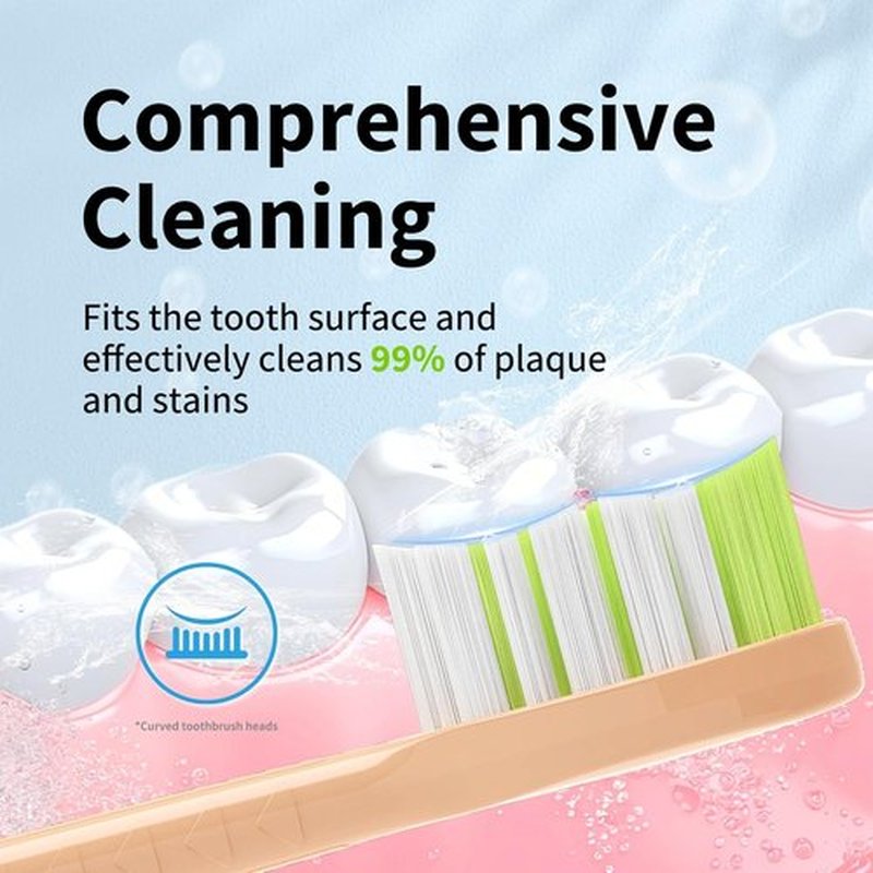 Philips One Sonicare Toothbrush Replacement Heads - Pink, 10 Pack for HY1200 & HY1100 Models
