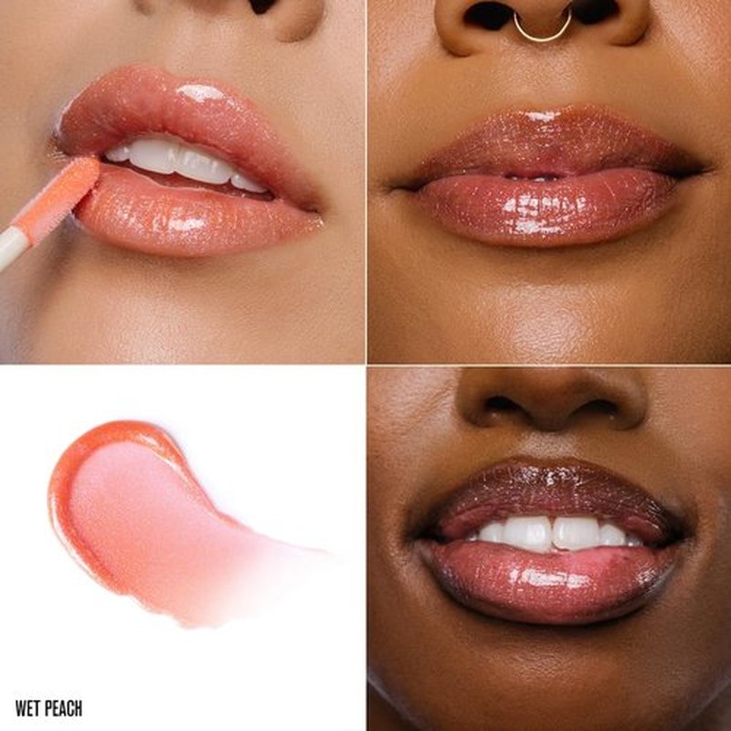 Jeffree Star Cosmetics The Gloss, Lip Gloss, 0.15 fl oz (Wet Peach)