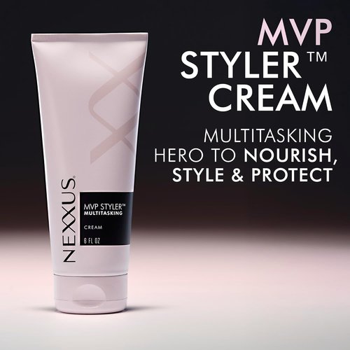Nexxus MVP Styler - Hybrid Multitasking Hair Cream with Multi-Verse Polymers | 6 oz