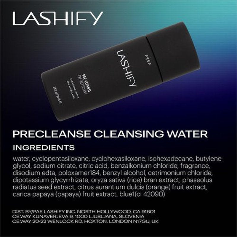 Lashify Pre-Cleanse Cleansing Water 80ml