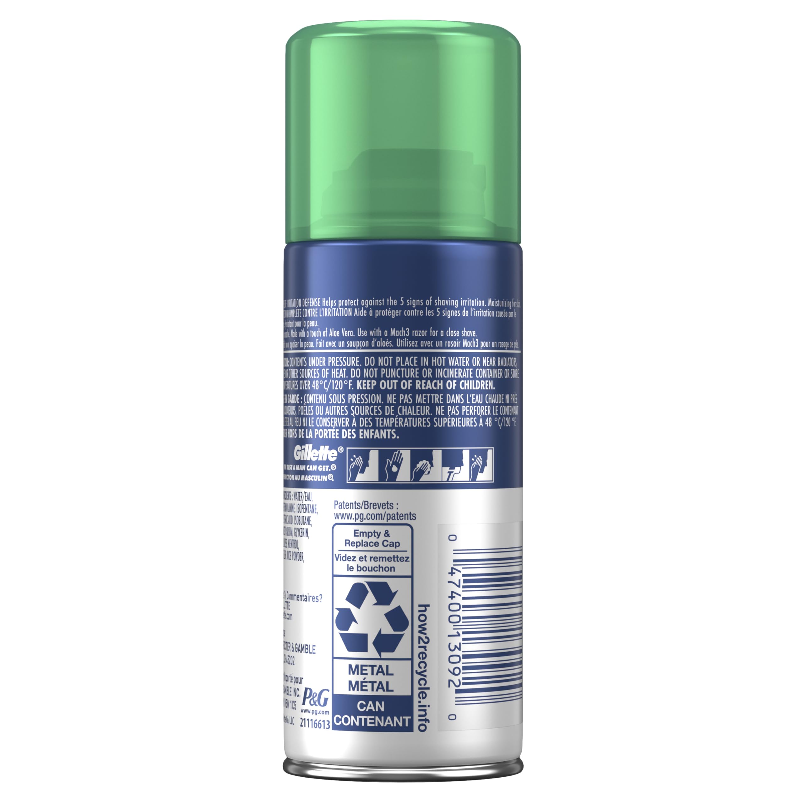 Gillette Series Soothing Shaving Gel for Men, Protects Against 5 Signs of Shaving Irritation, Shave Gel With Aloe Vera, Suitable for Sensitive Skin, 2.5 oz