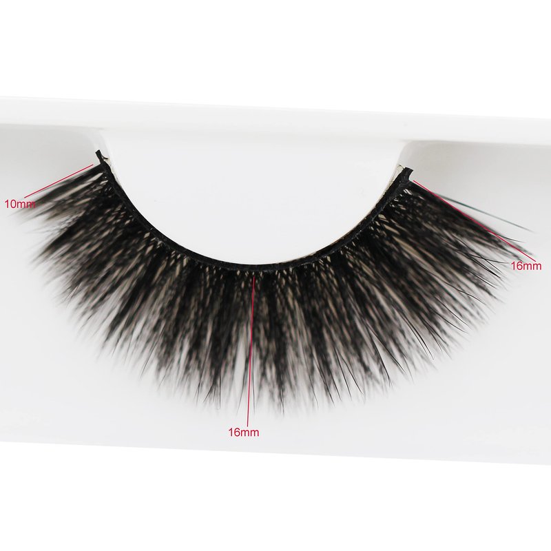 Vayator 16 Pairs False Eyelashes Natural Wispy Fluffy Dramatic Volume Fake Lashes Extension Handmade Cruelty-free Eyelash (D057)