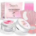 Bellisinno Eyelash Remover for Extensions 10g, Eyelash Extension Remover Rose Scent, Lash Remover for Lash Extensions with Eye Pads, Non-Irritating, No Residual Fast Remover Kit