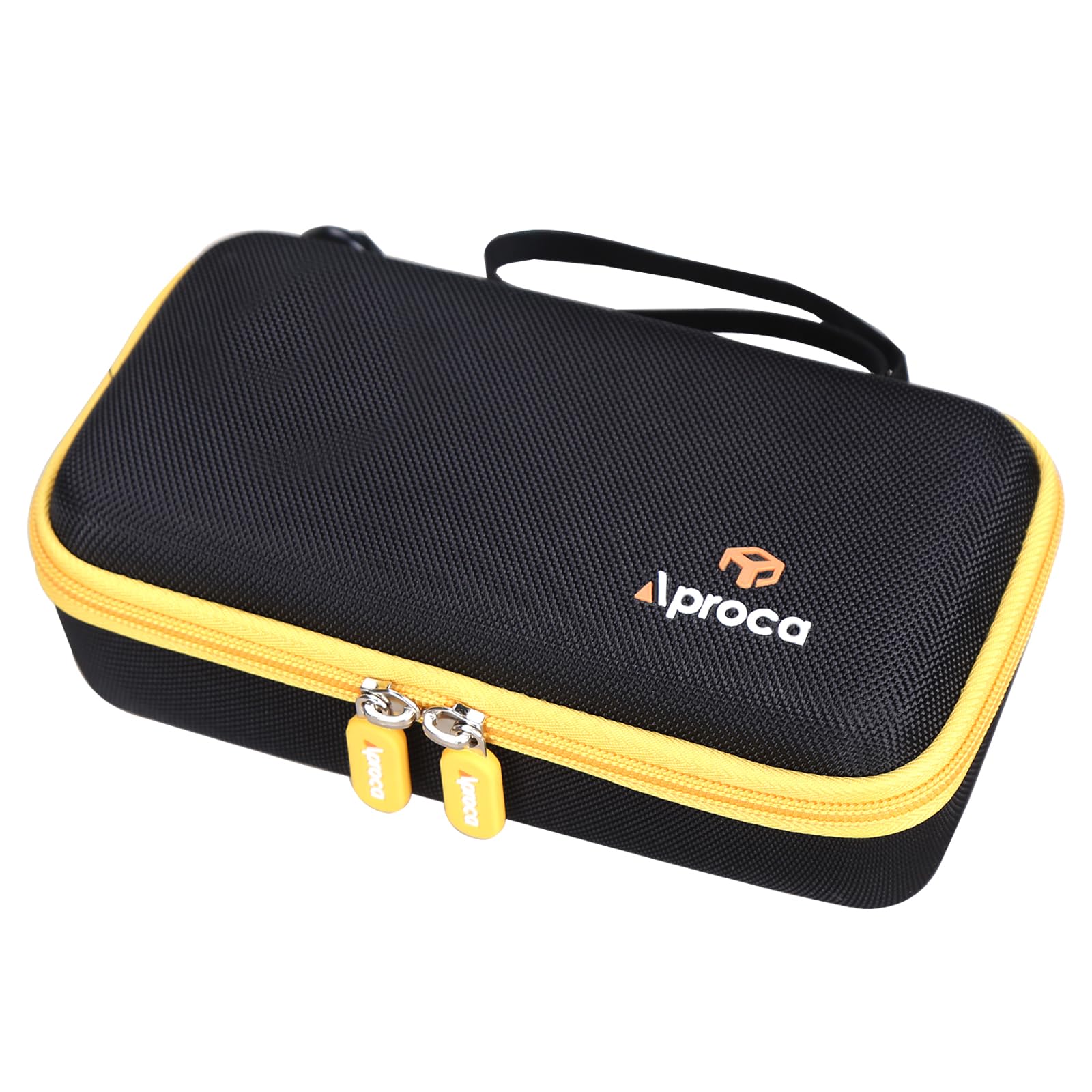 Aproca Case Compatible with Franklin Sensors ProSensor M210 710 710+ T13 Stud Finder, Storage Portable Bag for Accessories -Black+Yellow zipper (Case Only)