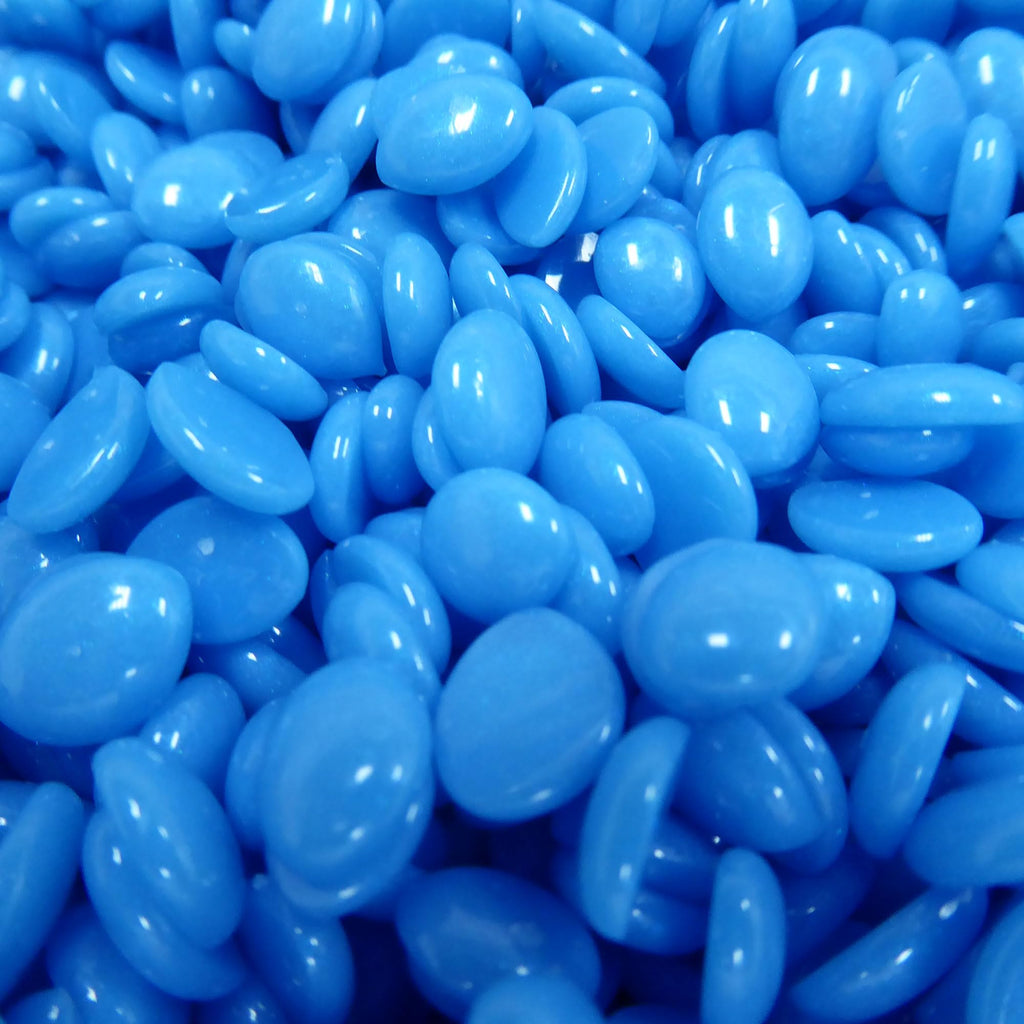 Waxness Neon Series Blue Hard Wax Beads Bulk 22 lb (10 kg) – Rosin-Free Stripless Hard Wax with Creamy Gel Texture and High Visibility, Salon Use – Made in Italy