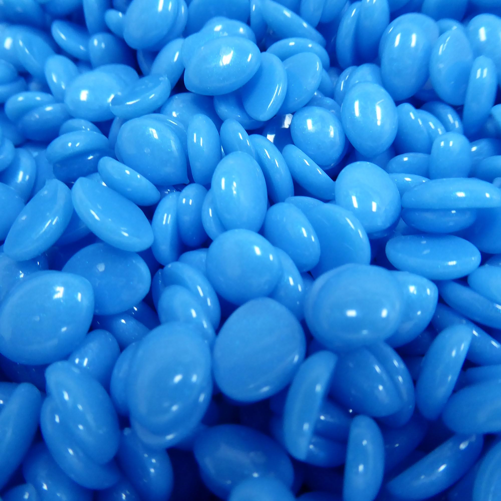 Waxness Neon Series Blue Hard Wax Beads Bulk 22 lb (10 kg) – Rosin-Free Stripless Hard Wax with Creamy Gel Texture and High Visibility, Salon Use – Made in Italy