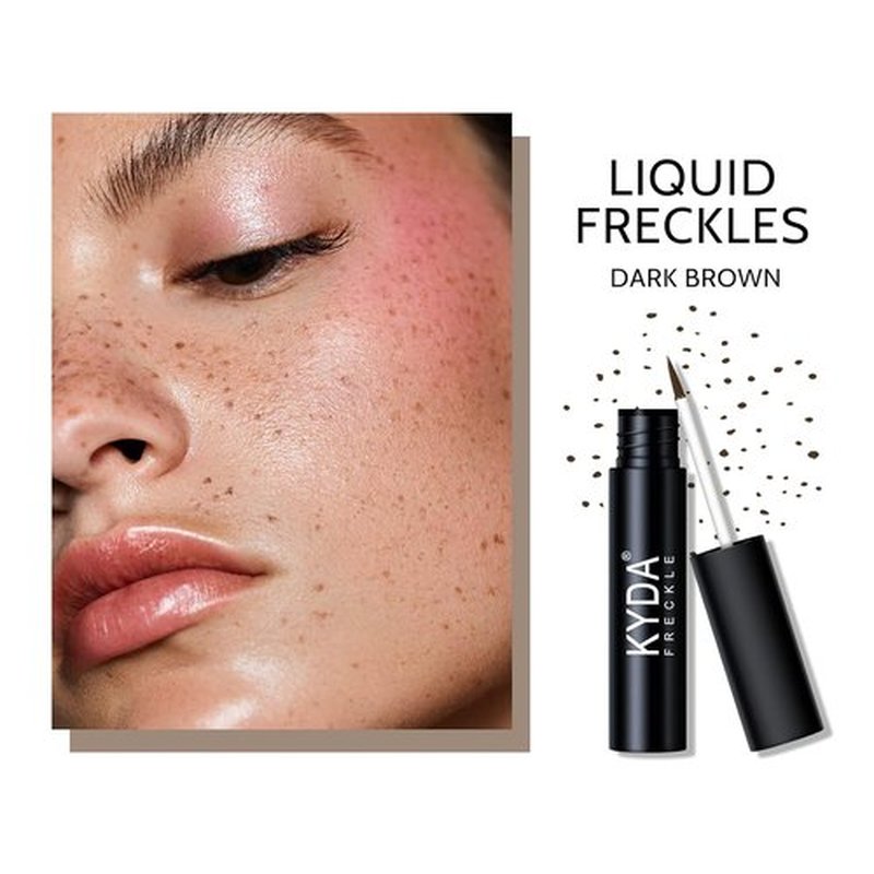 KYDA Liquid Freckle Makeup Pen - 2PCS Water-Resistant, Natural-Looking, Buildable Faux Freckles for All Skin Tones