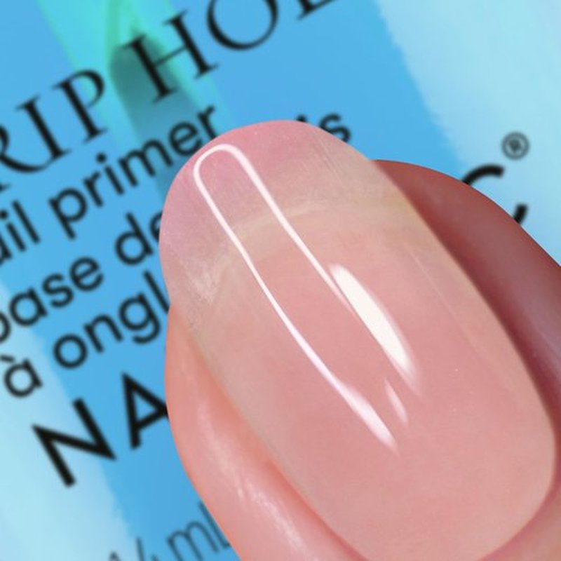 Nails Inc Grip Hold Primer Base Coat With AHA's, Advanced Polish Adhesion, Color Locking Formula, Improves Nail Lacquer, Long Wear, Smoothening Care, Priming Base Coat, 0.47 Fl Oz